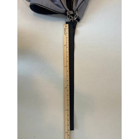 Madden Girl Nylon
Weekender Travel Large Tote Bag Gray and Black - Picture 11 of 11